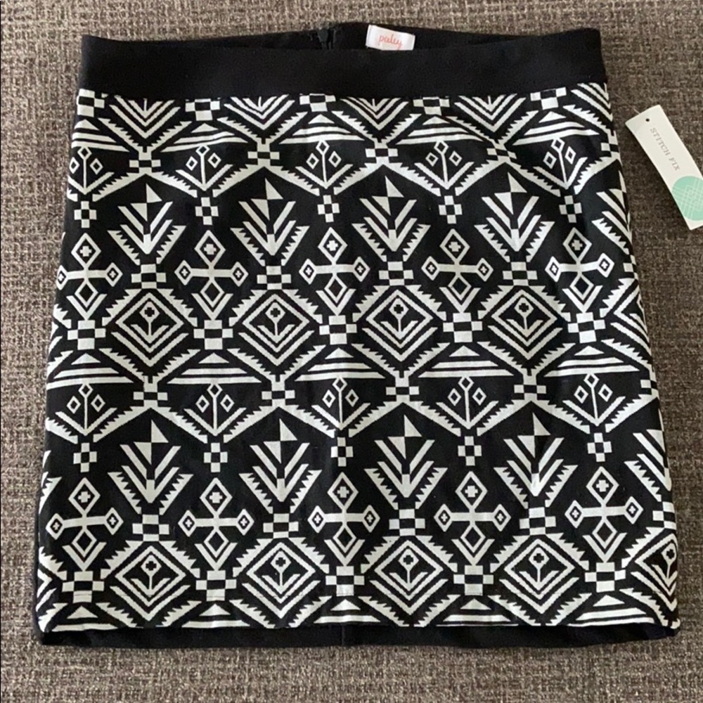 Pixley Aztec Print Mini Skirt